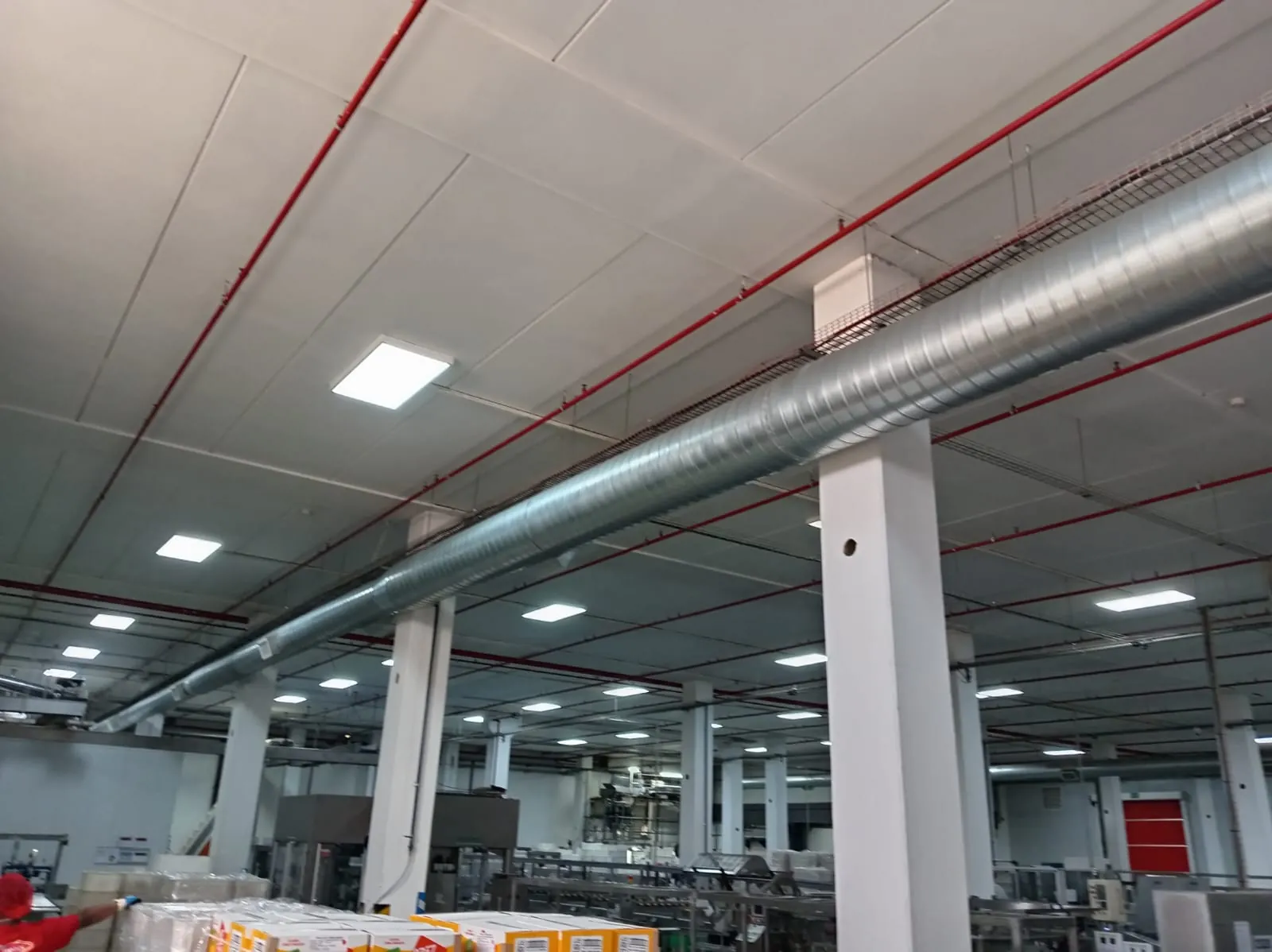 Production floor extraction system