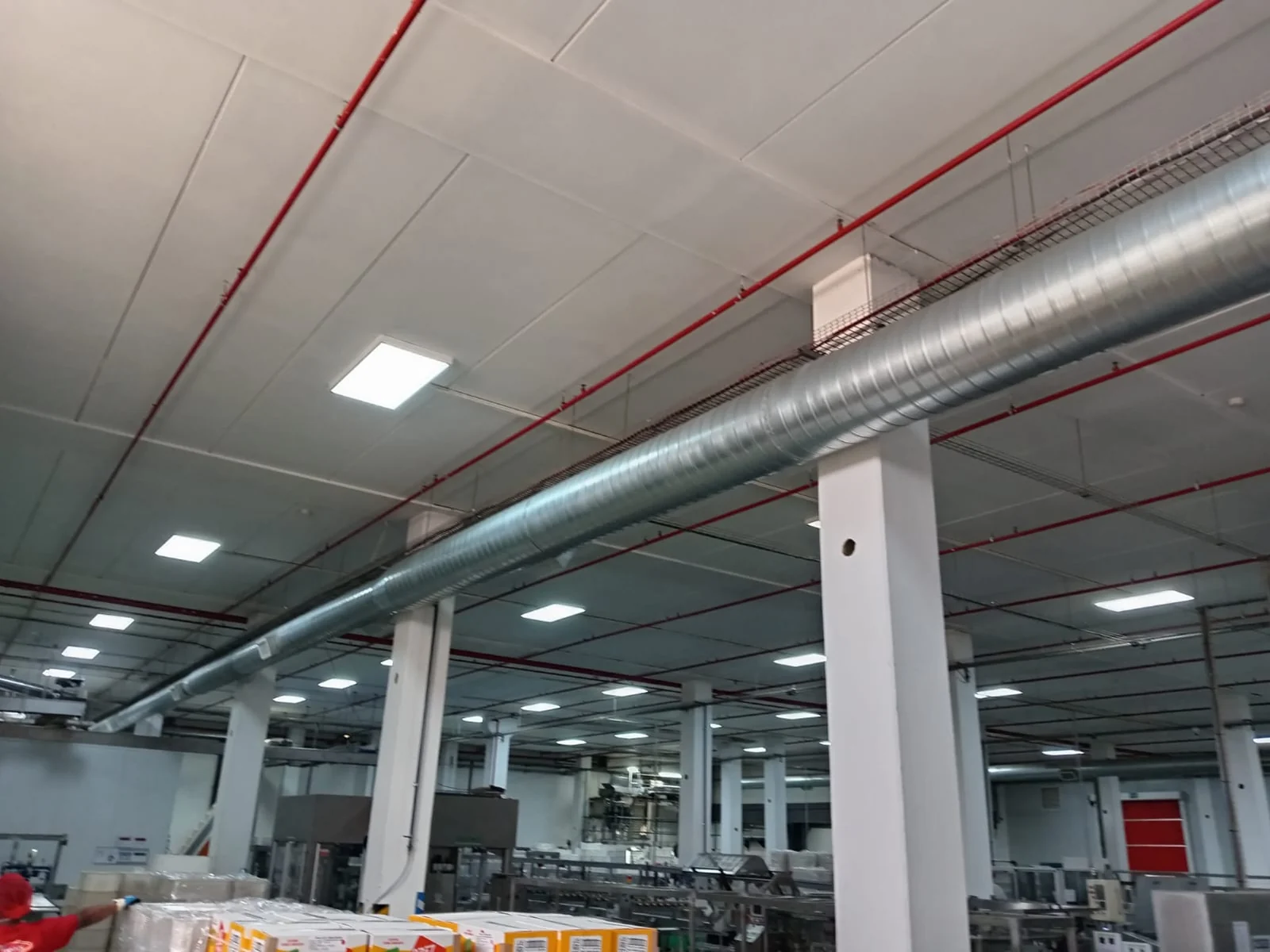 Retail ceiling extraction and ducting installation